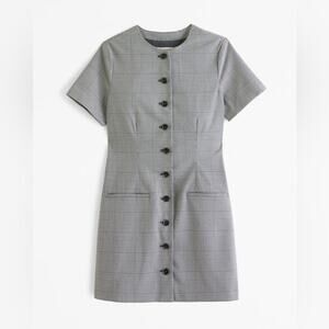 Abercrombie Houndstooth Career Wear Office Business Casual Dress Size Medium P
